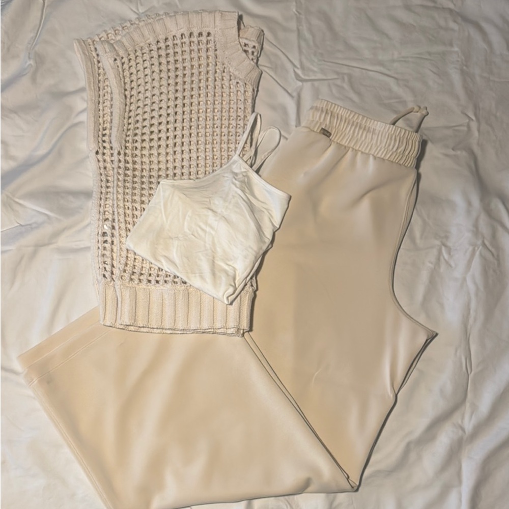 CellaJane x Splendid Pointelle Sweater set